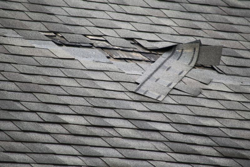 Asphalt Shingle Roof Repair - Damaged Shingles